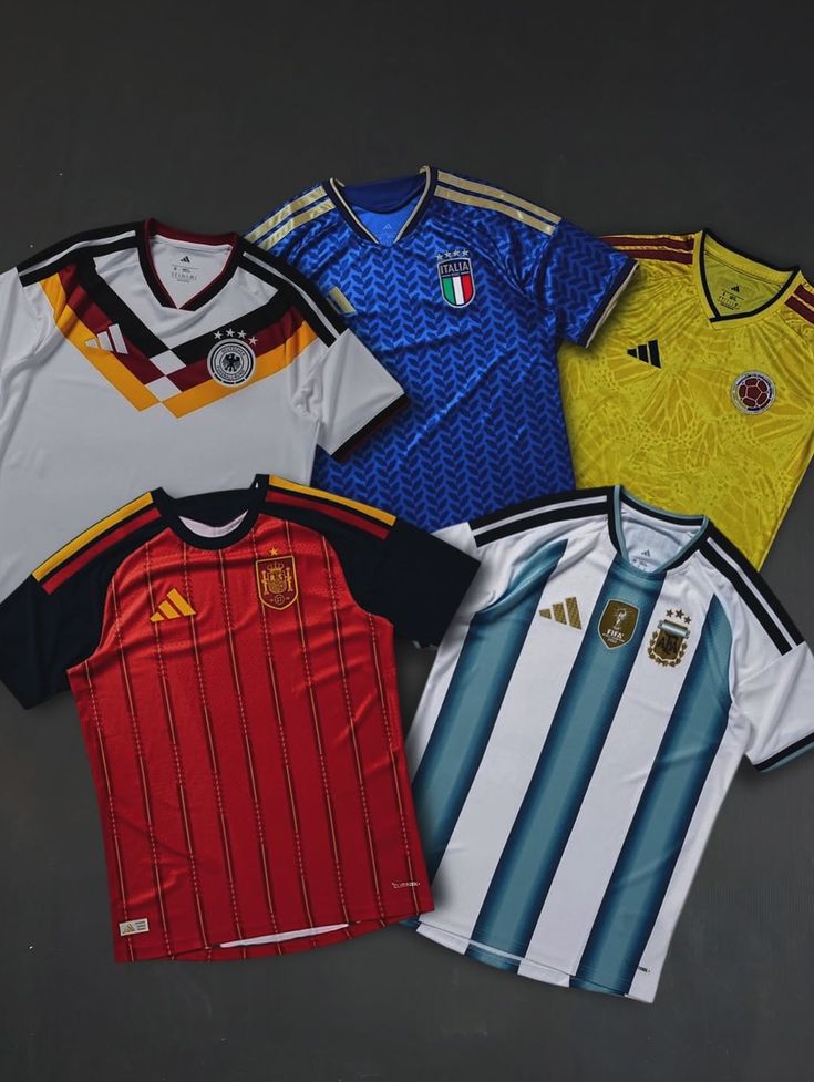 National Team Football Jerseys India | Argentina, Brazil & More