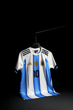 Argentina | LIONEL MESSI #10 | 2026 FIFA World Cup | Home Kit | Latest Design | Blue & White | Regular Fit