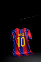 FC Barcelona | LIONEL MESSI #10 | 2007-08 | Home Kit | Retro Design | Blue & Red  | Regular Fit