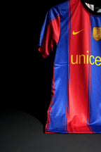 FC Barcelona | LIONEL MESSI #10 | 2007-08 | Home Kit | Retro Design | Blue & Red  | Regular Fit