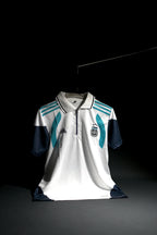 Argentina | LIONEL MESSI #10 | 2026-27 | Training Kit | Latest Design | White | Embroidered Badges | Collared Zip Regular Kit