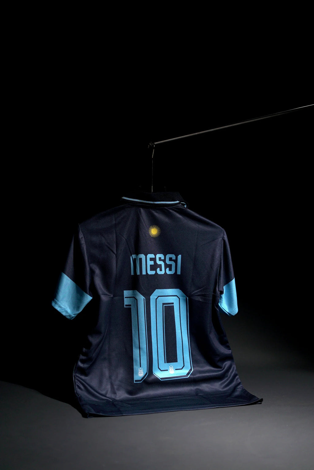 Argentina | LIONEL MESSI #10 | 2026-27 | Training Kit | Latest Design | Blue | Embroidered Badges | Collared Zip Regular Kit