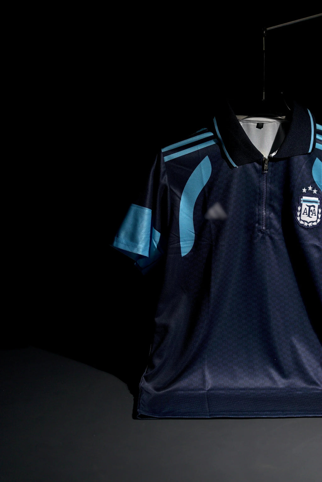 Argentina | LIONEL MESSI #10 | 2026-27 | Training Kit | Latest Design | Blue | Embroidered Badges | Collared Zip Regular Kit