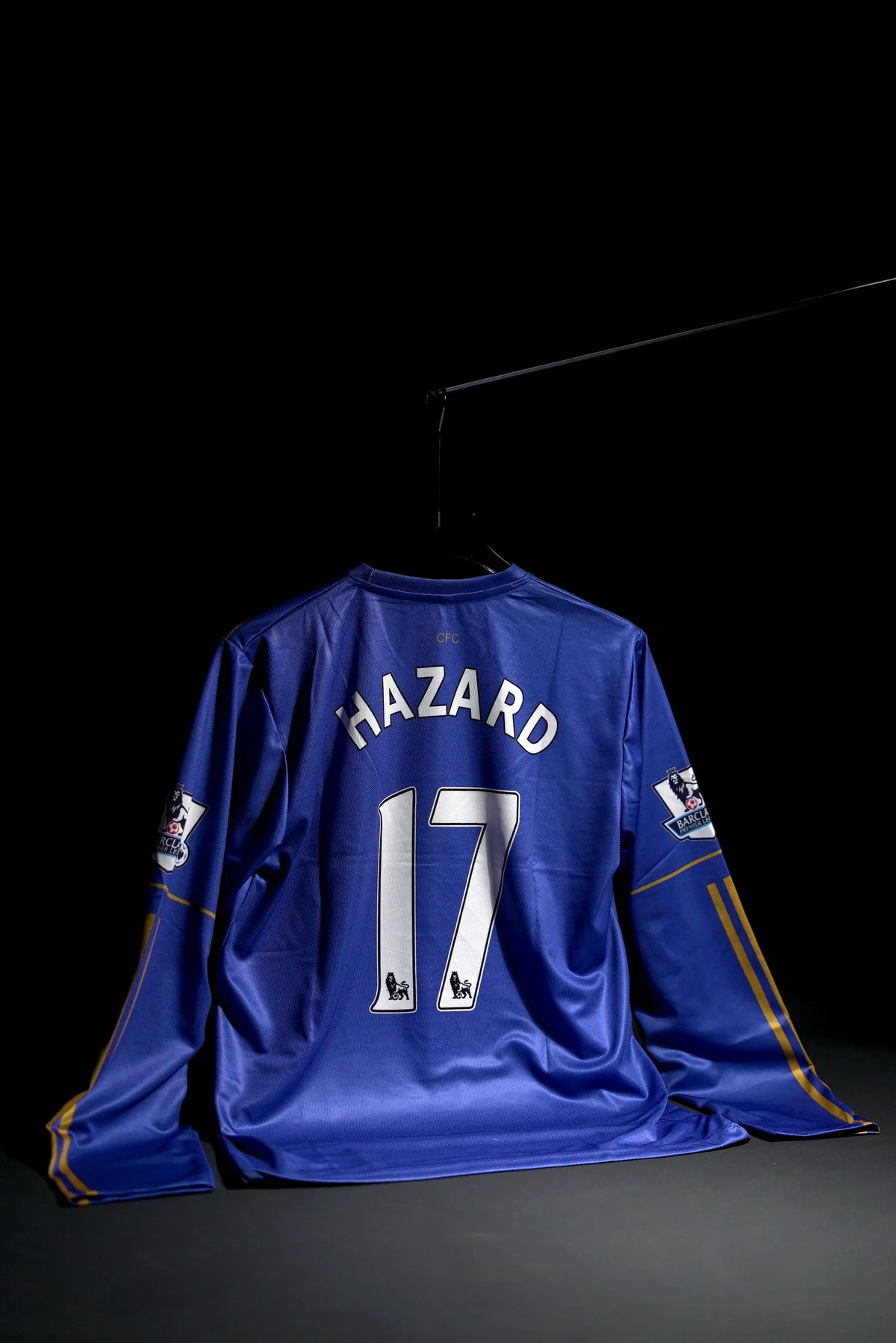 Chelsea FC | EDEN HAZARD #17 | 2012-13 | Home Kit | SAMSUNG | Retro Design | Blue | Embroidered Badges | Full Sleeve Kit