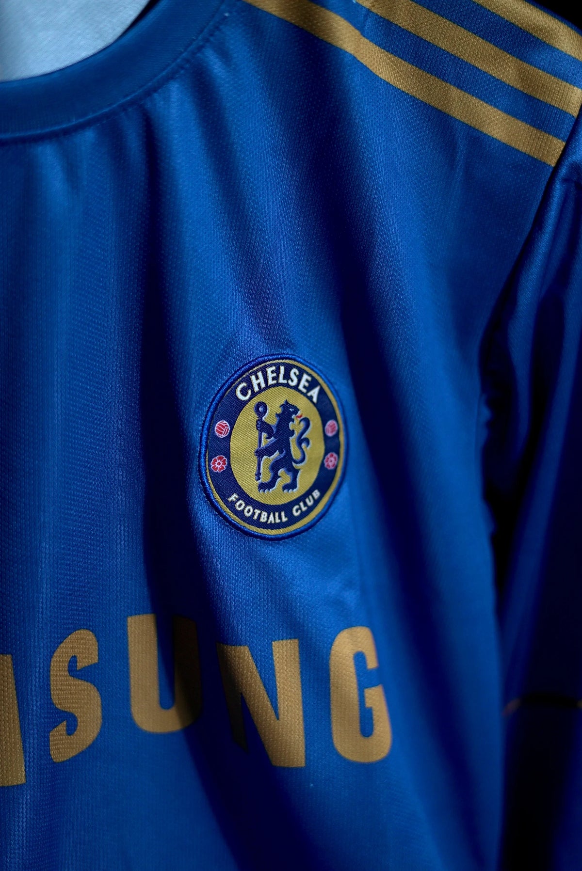 Chelsea FC | EDEN HAZARD #17 | 2012-13 | Home Kit | SAMSUNG | Retro Design | Blue | Embroidered Badges | Full Sleeve Kit