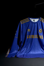 Chelsea FC | EDEN HAZARD #17 | 2012-13 | Home Kit | SAMSUNG | Retro Design | Blue | Embroidered Badges | Full Sleeve Kit