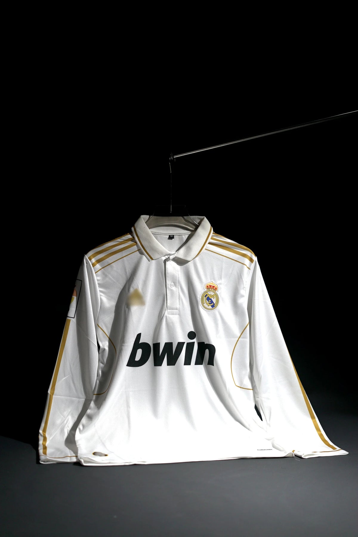 Real Madrid | CRISTIANO RONALDO #7 | 2011-12 | Home Kit | bwin | Retro Design | White | Embroidered Badges | Collared Full Sleeve Kit (Copy)