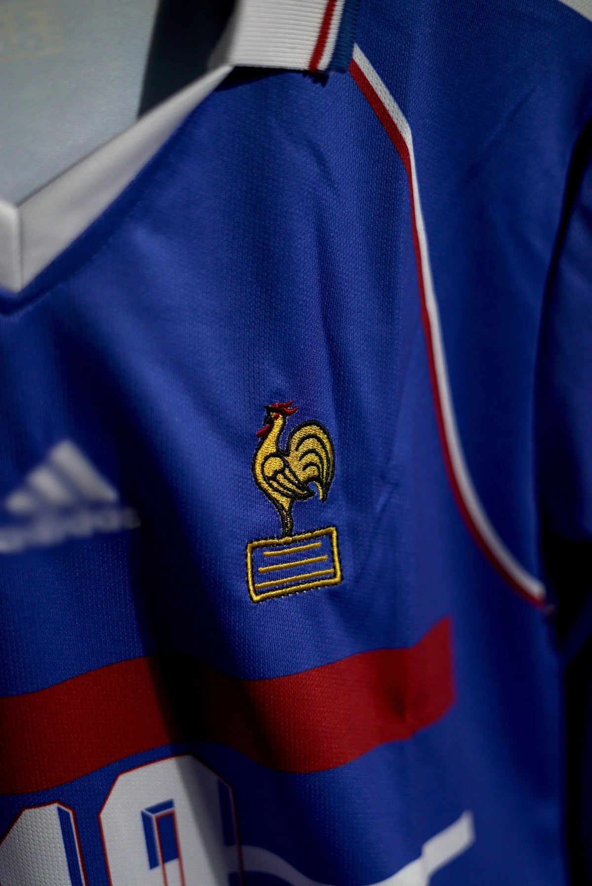 France | ZINEDINE ZIDANE #10 | 1998 FIFA World Cup | Home Kit | Retro Design | Blue | Embroidered Badges | Collared Full Sleeve Kit