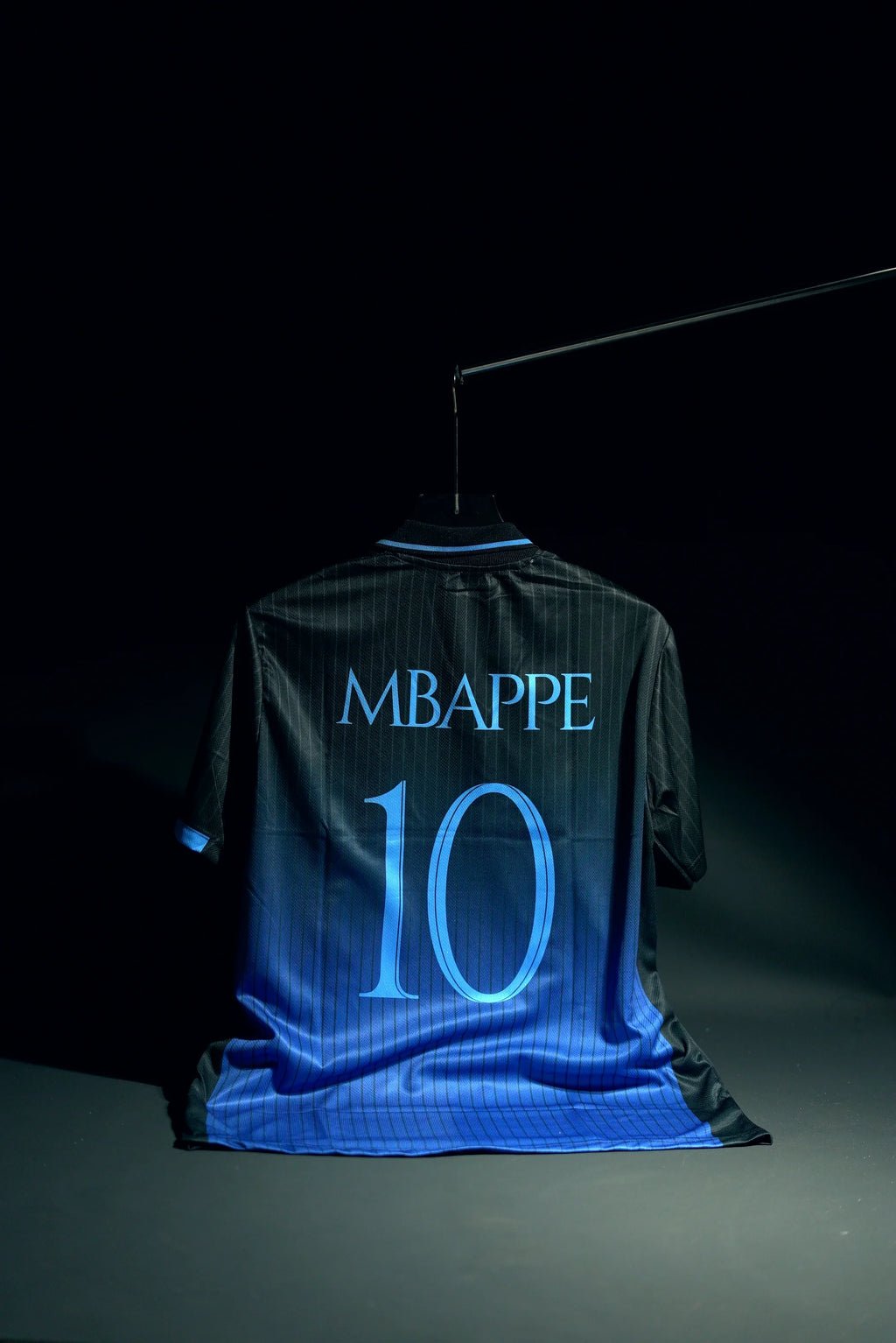 France | KYLIAN MBAPPE #10 | 2026 | Special Kit | Latest Design | Black & Blue | Embroidered Badges | Collared Kit | Regular Fit