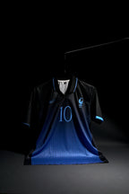 France | KYLIAN MBAPPE #10 | 2026 | Special Kit | Latest Design | Black & Blue | Embroidered Badges | Collared Kit | Regular Fit