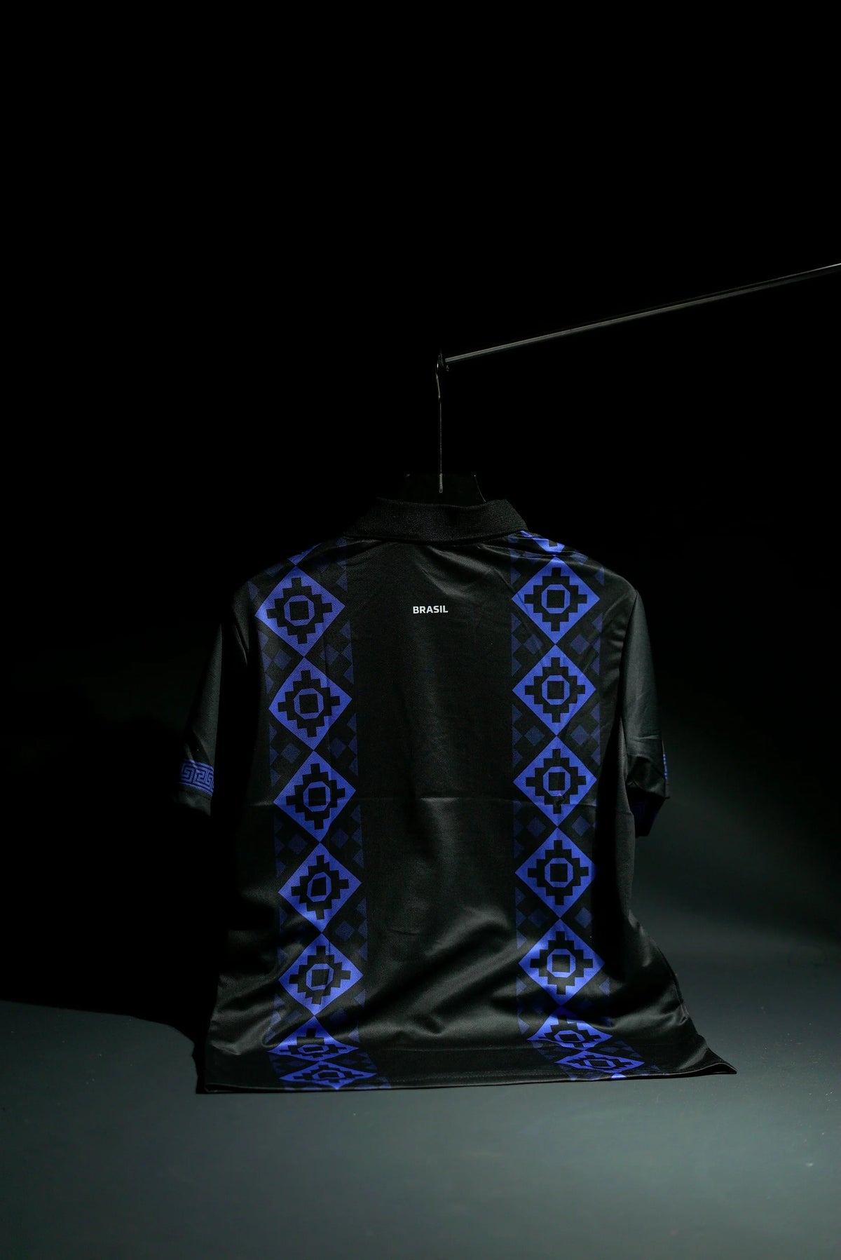 Brazil | 2026 | Special Kit | Latest Design | Black & Blue | Embroidered Badges | Collared Kit | Regular Fit