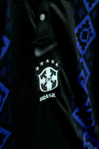 Brazil | 2026 | Special Kit | Latest Design | Black & Blue | Embroidered Badges | Collared Kit | Regular Fit