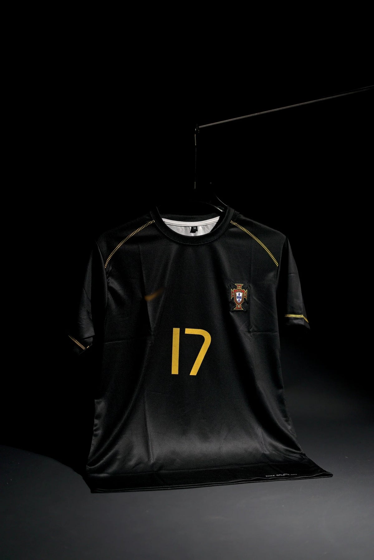Portugal | CRISTIANO RONALDO #17 | 2006 | Away Kit | Retro Design | Black | Embroidered Badges | Regular Fit