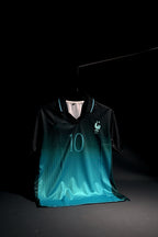 France | KYLIAN MBAPPE #10 | 2026 | Special Kit | Latest Design | Black & Green | Embroidered Badges | Collared Kit | Regular Fit