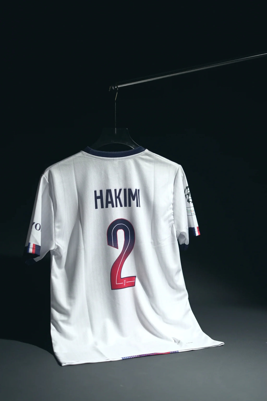 Paris Saint Germain | HAKIMI #2 | 2026-27 | Away Kit | Qatar Airways | Latest Design | White | Regular Fit
