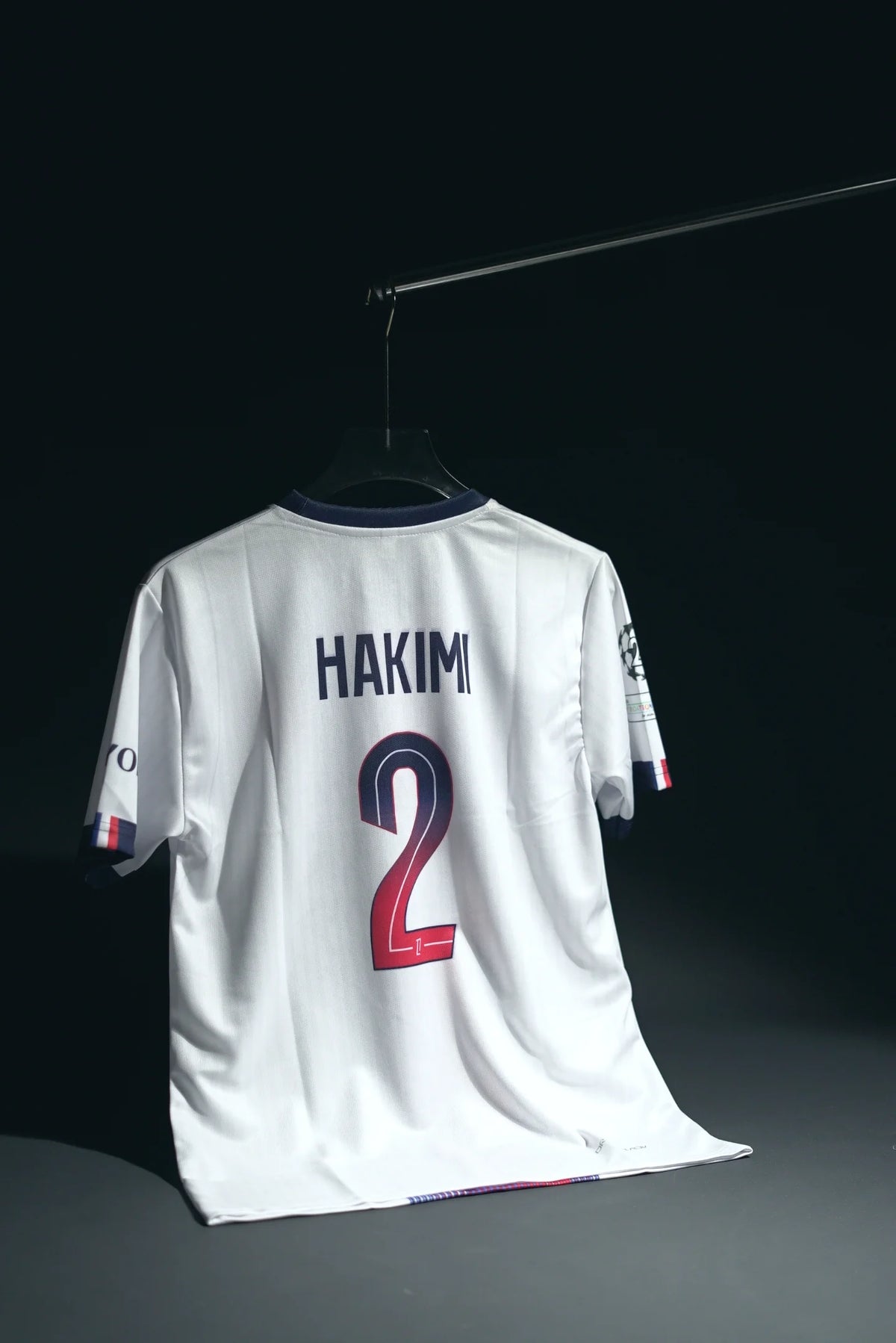 Paris Saint Germain | HAKIMI #2 | 2026-27 | Away Kit | Qatar Airways | Latest Design | White | Regular Fit