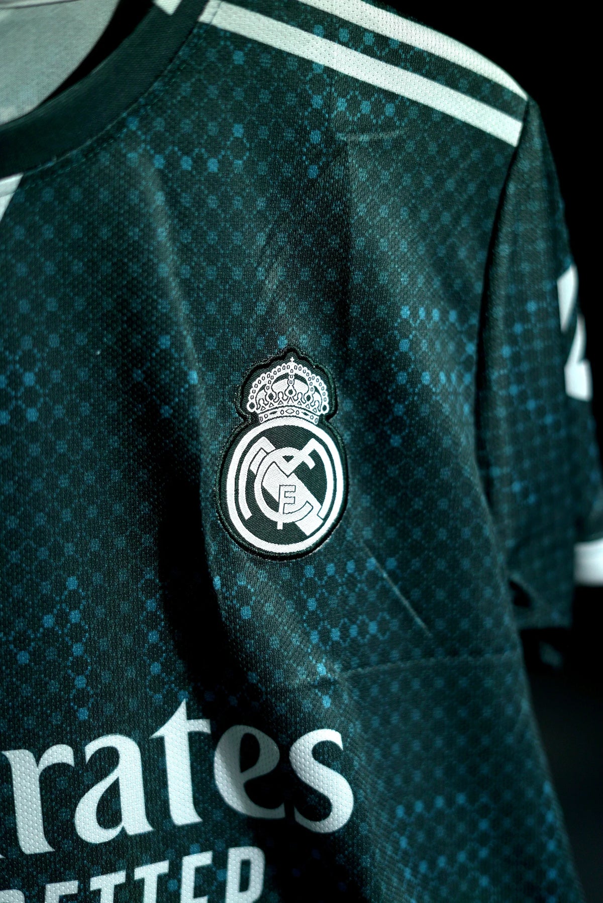 Real Madrid | KYLIAN MBAPPE #10 | 2026-27 | Second Kit | Emirates | Latest Design | Green | Embroidered Badges | Regular Fit