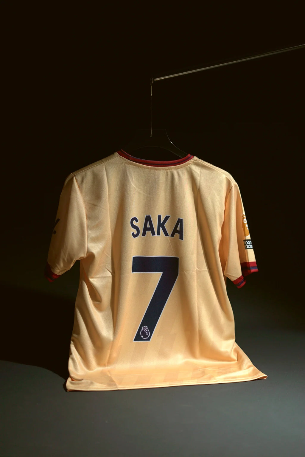 Arsenal FC | SAKA #7 | 2026-27 | Third Kit | Emirates Airways | Latest Design | Beige | Regular Fit