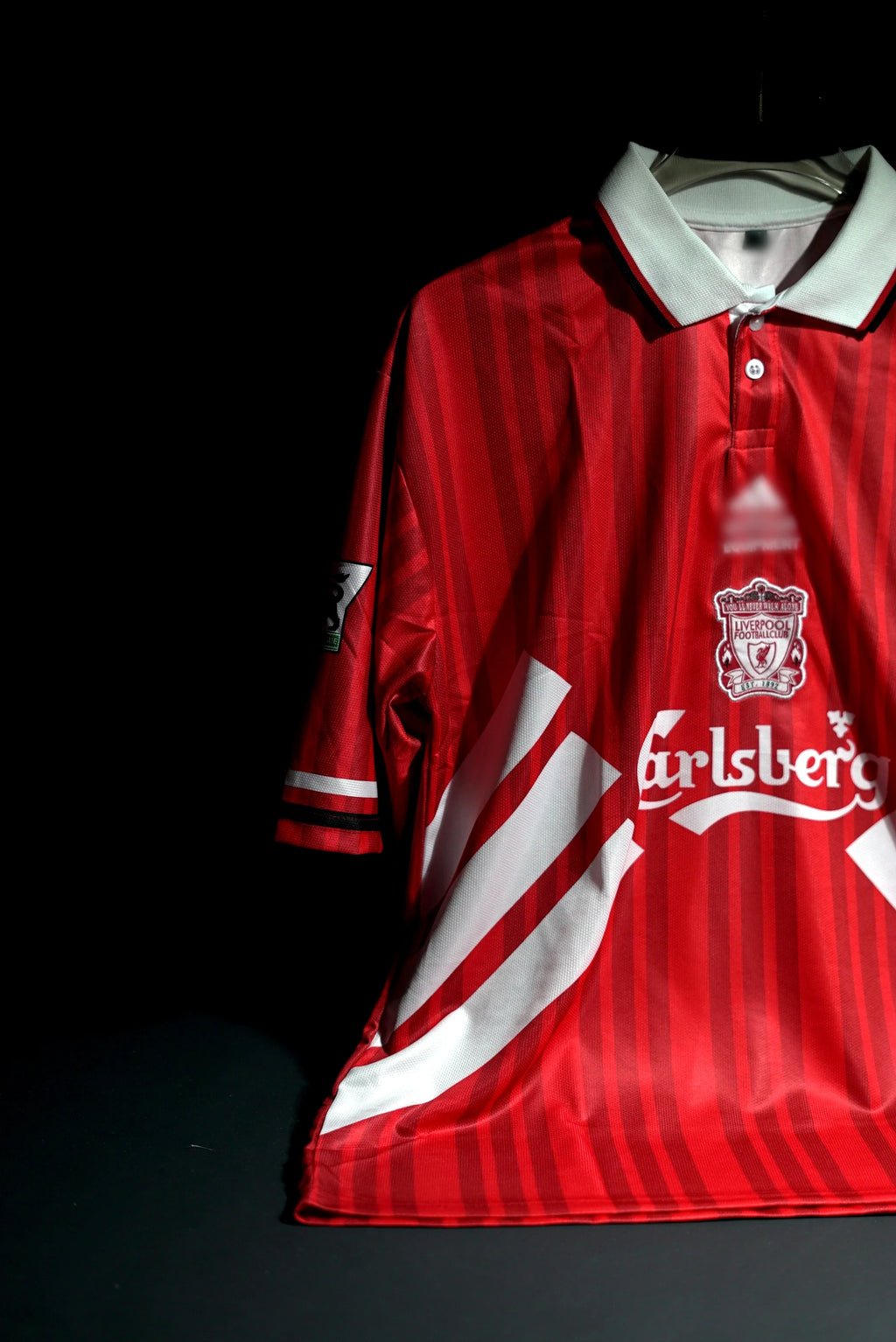 Liverpool FC | TORRES #9 | 1993-95 | Home Kit | Embroidered | Carlsberg | Retro Design | Red | Collared Kit | Oversized Fit