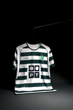 Sporting CP | CRISTIANO RONALDO #28 | 2002 -03 | Home Kit | PT | Retro Design | White & Green | Regular Fit