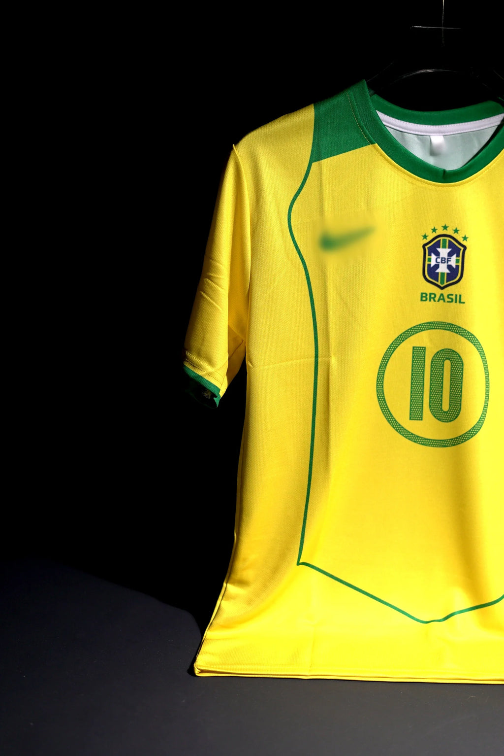 Brazil | RONALDINHO #10 | 2004-05 | Home Kit | Retro Design | Yellow | Regular Fit