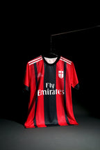 AC Milan | MALDINI #3 | 2014 -15 | Home Kit | Emirates | Retro Design | Red & Black | Regular Fit