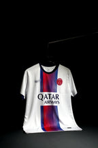 Paris Saint Germain | HAKIMI #2 | 2026 -27 | Away Kit | Qatar Airways | Latest Design | White | Regular Fit