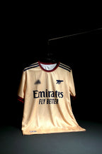 Arsenal FC | EZE #10 | 2026 -27 | Third Kit | Emirates | Latest Design | Beige | Regular Fit