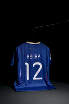 France | HENRY #12 | 2009 -10 | Home Kit | Retro Design | Blue | Regular Fit