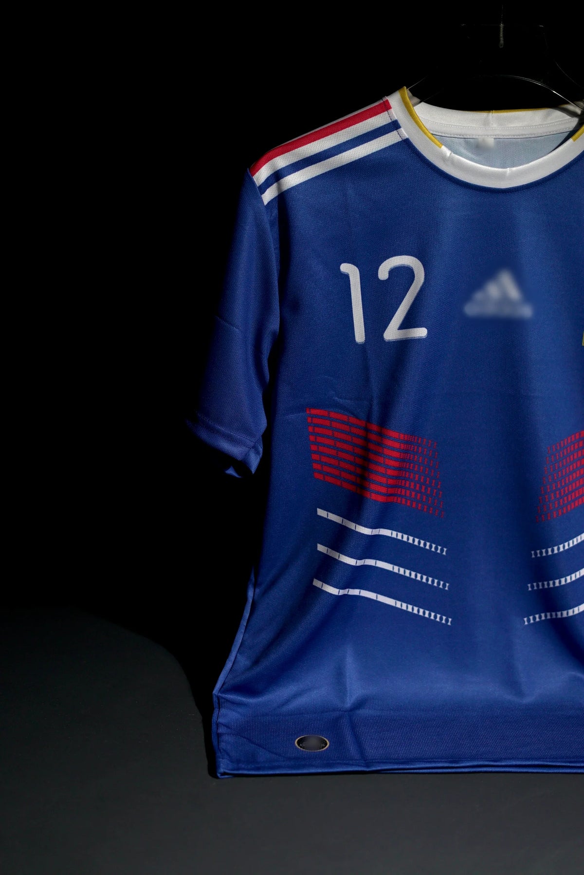 France | HENRY #12 | 2009 -10 | Home Kit | Retro Design | Blue | Regular Fit