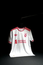 Liverpool FC | MAC ALLISTER #10 | 2026 -27 | Away Kit | Standard Chartered | Latest Design | White | Regular Fit