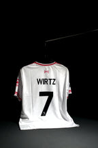 Liverpool FC | WIRTZ #7 | 2026 -27 | Away Kit | Standard Chartered | Latest Design | White | Regular Fit