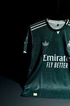 Real Madrid | KYLIAN MBAPPE #10 | 2026-27 | Second Kit | Emirates | Latest Design | Green | Embroidered Badges | Regular Fit