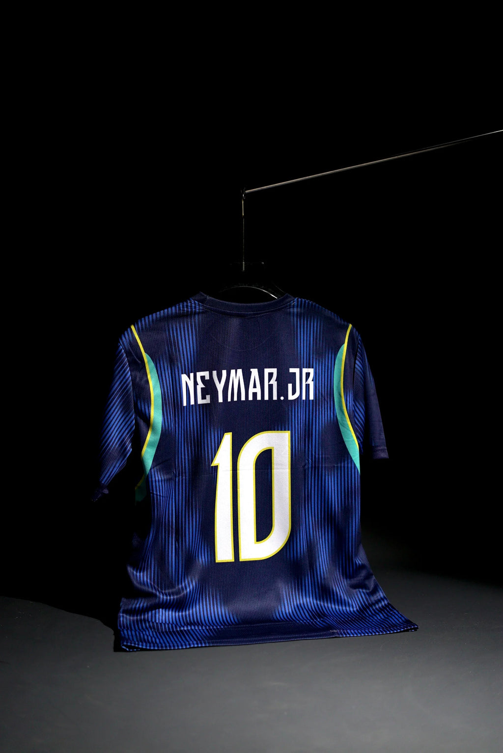 Brazil | NEYMAR #10 | 2026 FIFA World Cup | Away Kit | Latest Design | Blue & Black | Regular Fit