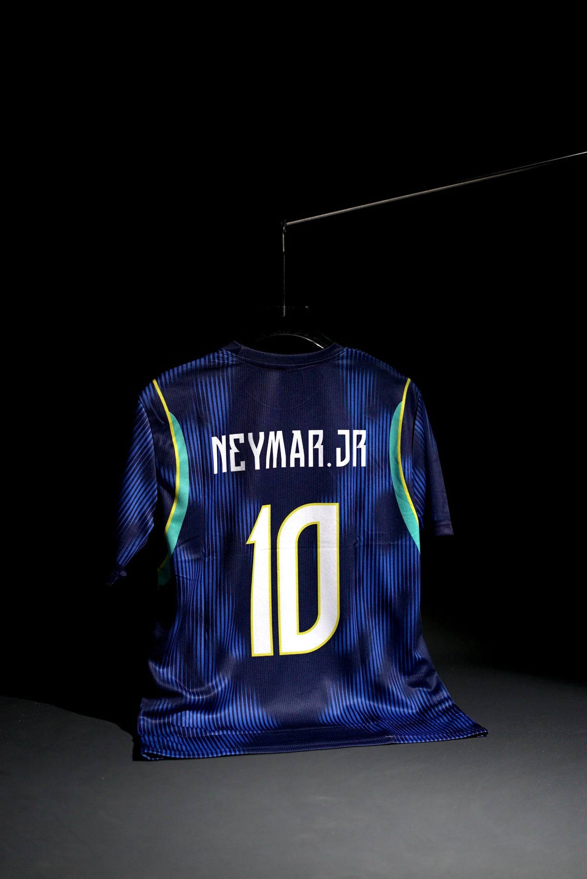 Brazil | NEYMAR #10 | 2026 FIFA World Cup | Away Kit | Latest Design | Blue & Black | Regular Fit