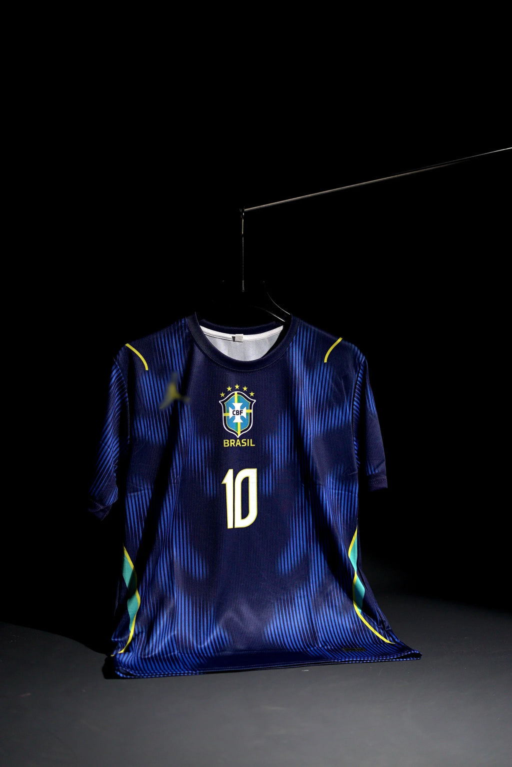Brazil | NEYMAR #10 | 2026 FIFA World Cup | Away Kit | Latest Design | Blue & Black | Regular Fit