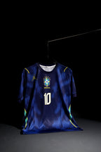 Brazil | NEYMAR #10 | 2026 FIFA World Cup | Away Kit | Latest Design | Blue & Black | Regular Fit