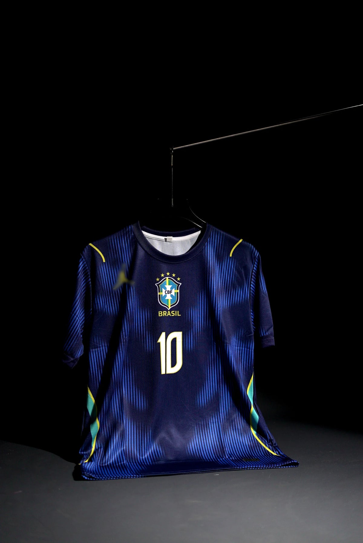 Brazil | NEYMAR #10 | 2026 FIFA World Cup | Away Kit | Latest Design | Blue & Black | Regular Fit