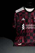 Liverpool FC | WIRTZ #7 | 2026-27 | Third Kit | Standard Chartered | Latest Design | Maroon & Black | Regular Fit