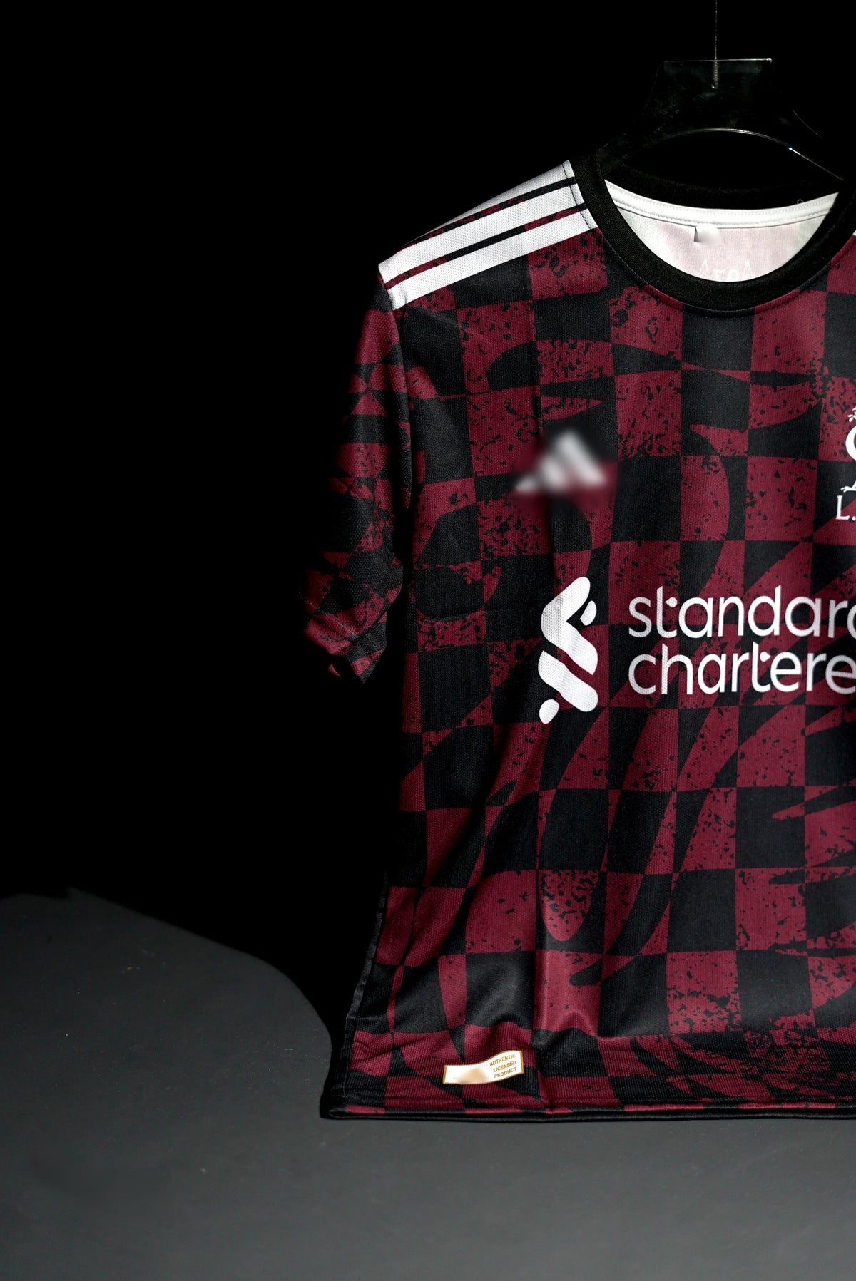 Liverpool FC | WIRTZ #7 | 2026-27 | Third Kit | Standard Chartered | Latest Design | Maroon & Black | Regular Fit