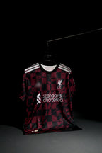 Liverpool FC | WIRTZ #7 | 2026-27 | Third Kit | Standard Chartered | Latest Design | Maroon & Black | Regular Fit
