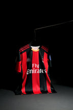 AC Milan | RONALDINHO  #80 | 2008-09 | Home Kit | Fly Emirates | Retro Design | Red & Black | Regular Fit