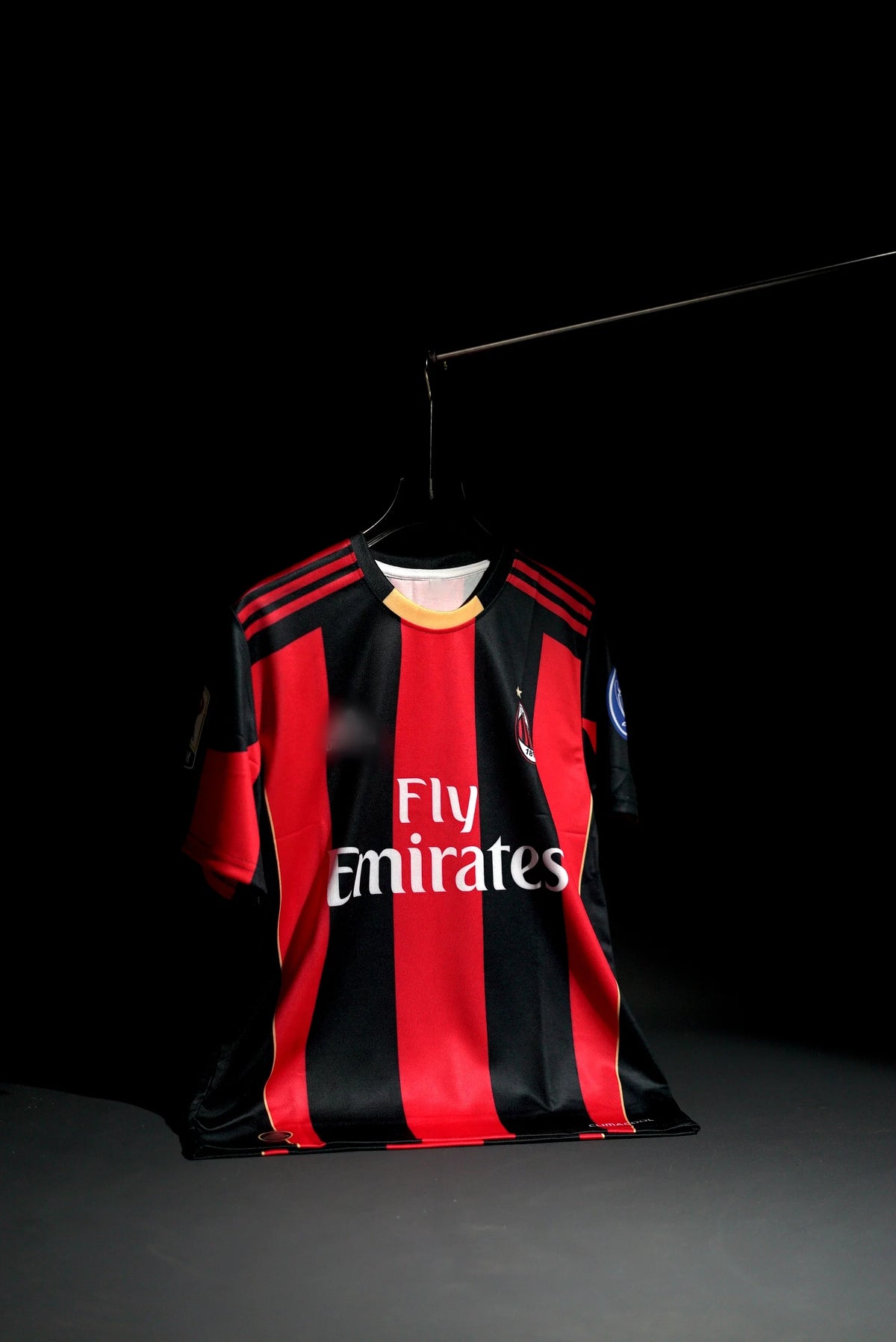 AC Milan | RONALDINHO  #80 | 2008-09 | Home Kit | Fly Emirates | Retro Design | Red & Black | Regular Fit