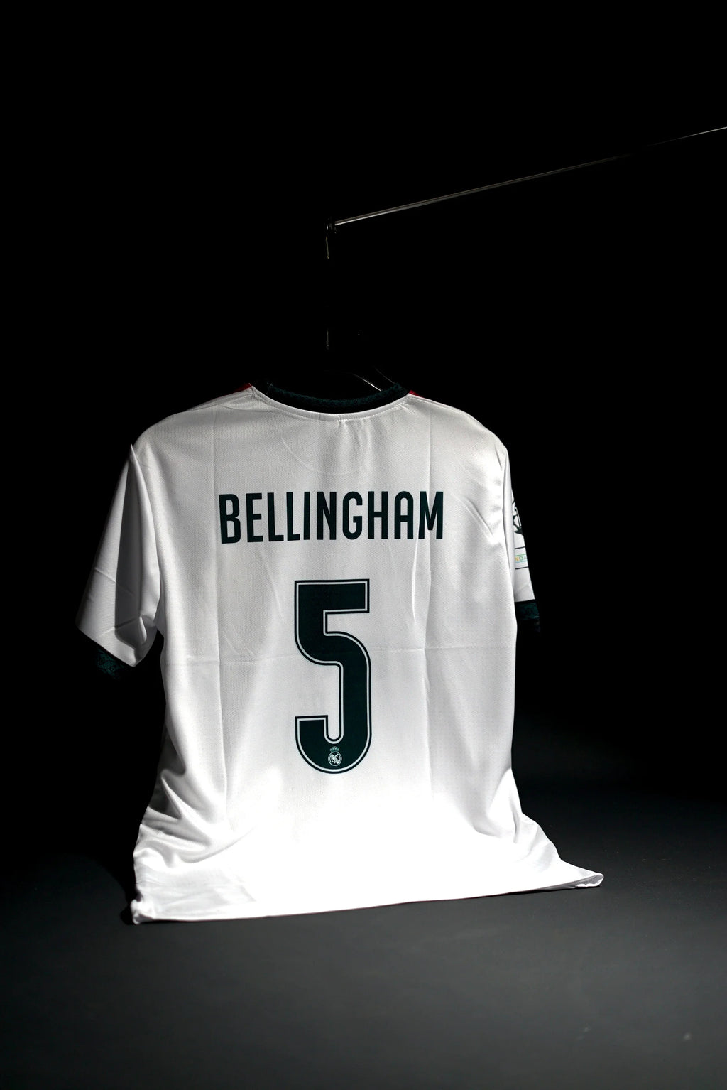 Real Madrid | BELLINGHAM #5 | 2026-27 | Home Kit | Emirates | Latest Design | White | Embroidered Badges | Regular Fit