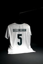 Real Madrid | BELLINGHAM #5 | 2026-27 | Home Kit | Emirates | Latest Design | White | Embroidered Badges | Regular Fit