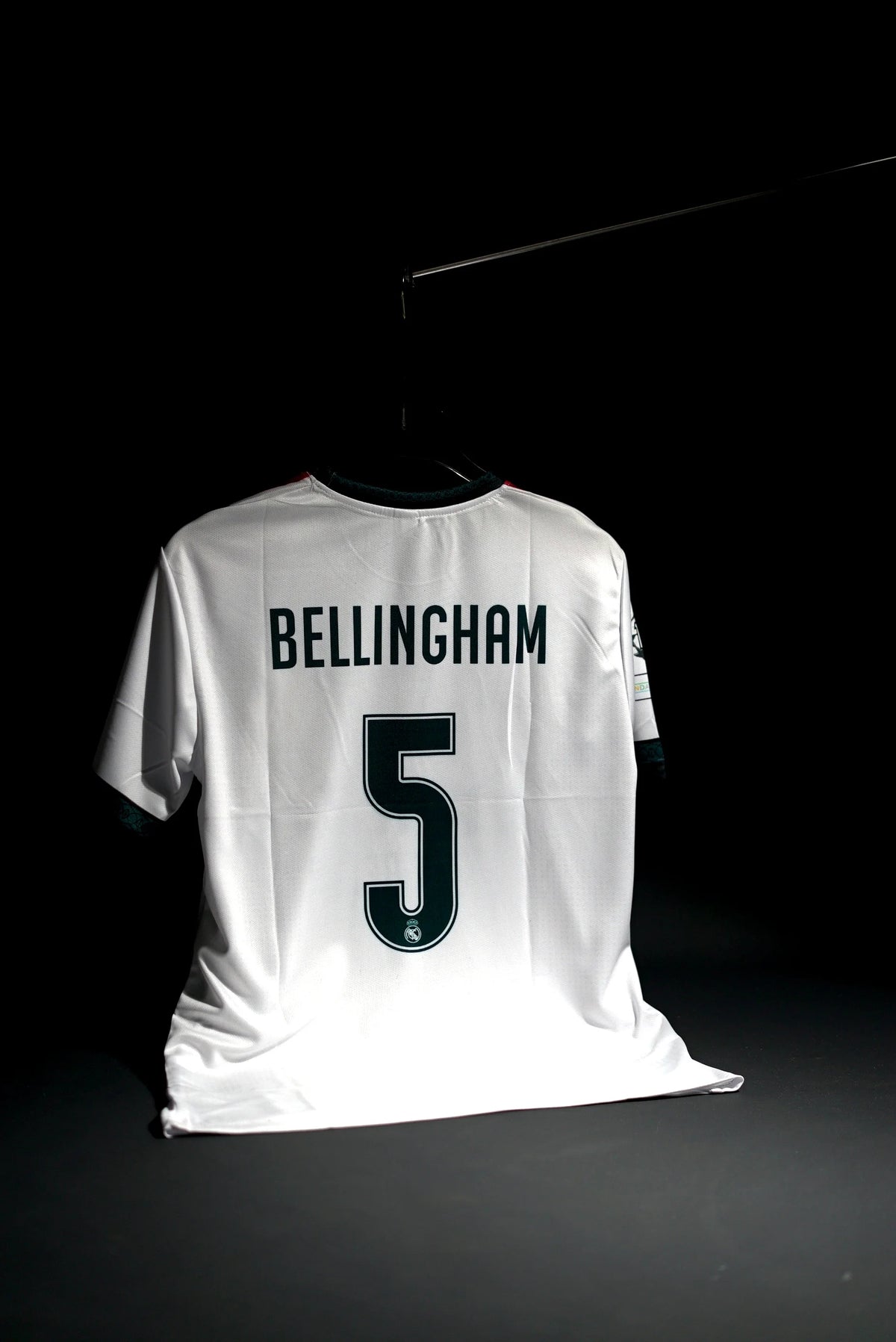 Real Madrid | BELLINGHAM #5 | 2026-27 | Home Kit | Emirates | Latest Design | White | Embroidered Badges | Regular Fit