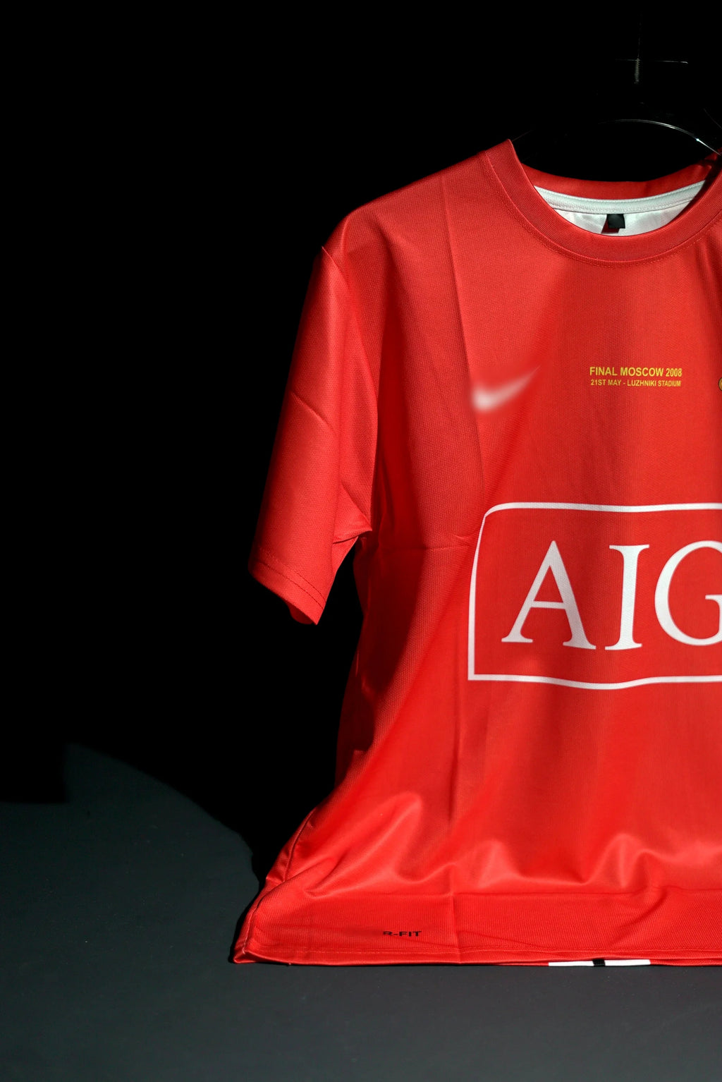 Manchester United FC | CRISTIANO RONALDO #7 | 2007-08 | Home Kit | AIG | Retro Design | Red | Regular Fit