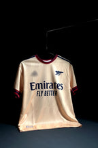 Arsenal FC | ODEGAARD #8 | 2026-27 | Third Kit | Emirates | Latest Design | Beige | Regular Fit