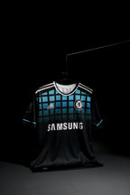 Chelsea FC | DROGBA #11 | 2011-12 | Away Kit | Samsung | Retro Design | Black & Blue | Regular Fit