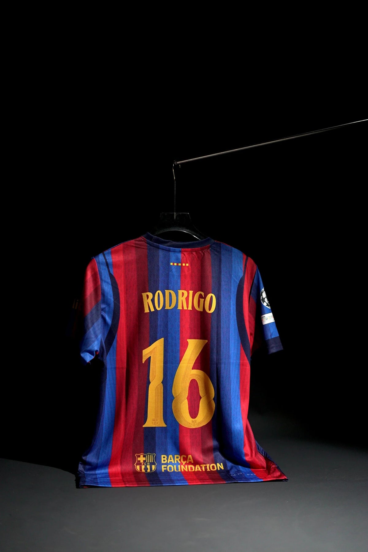 Barcelona FC | RODRIGO #16 | 2026-27 | Home Kit | Spotify | Latest Design | Red & Blue | Regular Fit